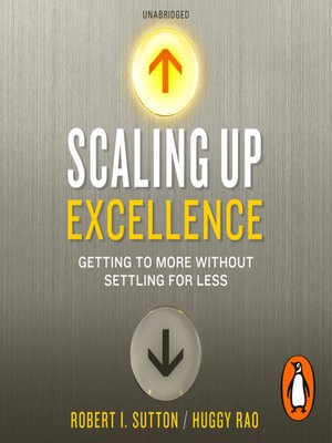 cover image of Scaling up Excellence
